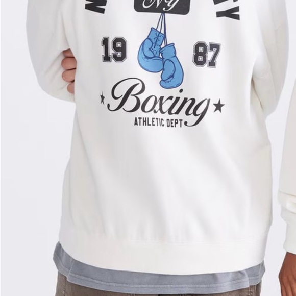 Aeropostale Men's Size 2XL New York Boxing Club Essentials Crew Sweatshirt Soft - Picture 6 of 9